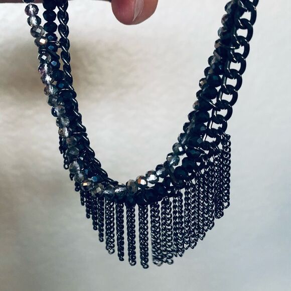 Iridescent Beaded Chains Bracelet - Picture 3 of 3